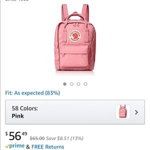 Fjallraven Kanken - Mini Classic Pink
